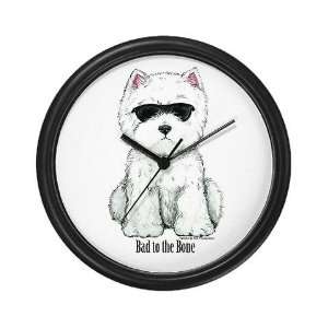  BAD Westhighland White Terrier Pets Wall Clock by 