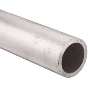 Aluminum 6061 Extruded Pipe, Schedule 40, 10 Pipe Size, 12 Length 