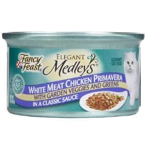 Fancy Feast Elegant Medleys   White Meat Chicken Primavera   24 x 3 oz 
