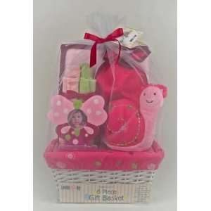  Raspberry Swirl Nursery Gift Basket Baby