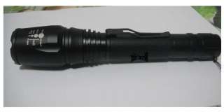 Zoomable 1600Lm CREE XM L T6 LED 18650 Flashlight Torch Zoom Lamp 