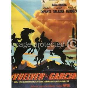Vuelven los Garcia Vintage Mexican Cinema Poster   11 x 17 Inch Poster 