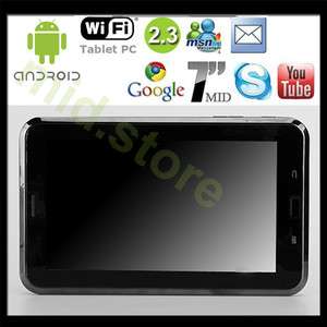 Google andriod 2.3 MID tablet WIFI Resistance Touch Screen Camera 