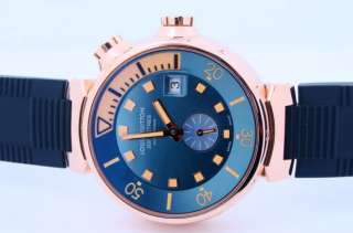   Vuitton 18K Pink Gold Tambour DIVING Automatic Watch SOLD OUT  