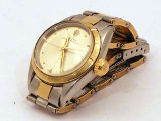 Vintage Rolex Oyster Perpetual steel and gold Lady´s watch  