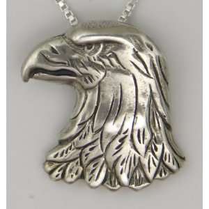    Sterling Silver American Eagle Pendant Made in America Jewelry