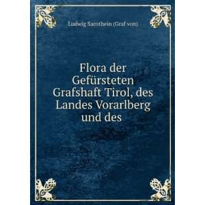   , des Landes Vorarlberg und des . Ludwig Sarnthein (Graf von) Books