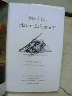   ILLUSTRATION ART WITH BOOK HAYM SALOMON JUDAICA GEORGE WASHINGTON