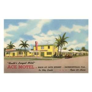  Ace Motel, Jacksonville, Florida Premium Poster Print 