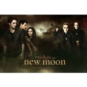 Trio & Volturi   The Twilight Saga New Moon Movie Poster  