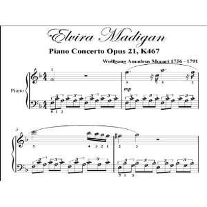  Elvira Madigan Piano Concerto Op 21 Mozart Easy Piano 