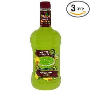 Master of Mixes Margarita Mix, 59.2 Ounces Glass Bottles (Pack of 3 