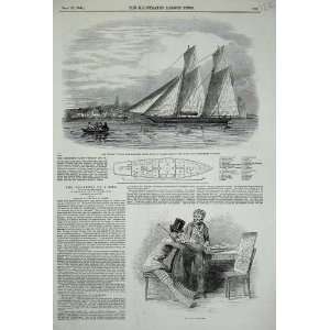  1848 Volna Iron Schooner Ship Yacht Duke Constantine