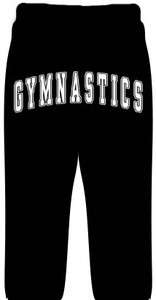   Sweats Bum Print Gymnast Sweatpants Fair Game Pants Warm up Pant Team