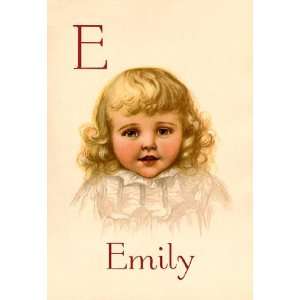  E for Emily 28x42 Giclee on Canvas