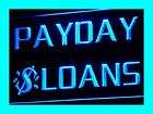 i060 b Payday Loans Enseigne Lumineuse Neon Light Sign