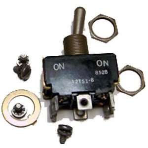   Switch 12TS1 8 DPDT On (On) 10 Amp Screws Terminals