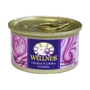   Wellness Chicken & Lobster Cat Cans 5.5 oz (24 in case)