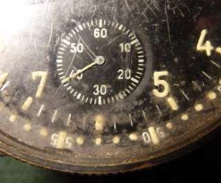 Original WW2 German Luftwaffe Fighter Clock   Kienzle    
