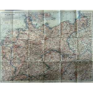    Map 1914 Allemagne Charlottenberg Amsterdam Germany