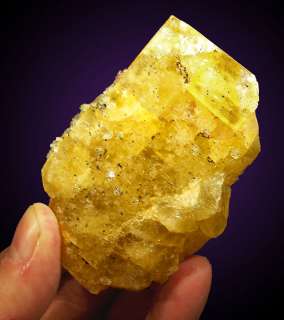 Sharp Cubic ButterYellow FLUORITE Crystals Morocco  