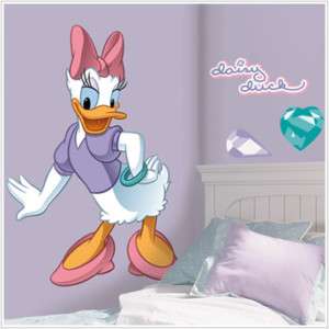 DISNEY DAISY DUCK Wall Mural Stickers RoOm Decor DeCaLs  