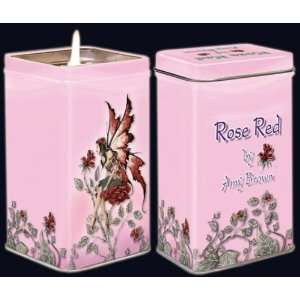  Amy Brown Rose Red Scented Tin Candle