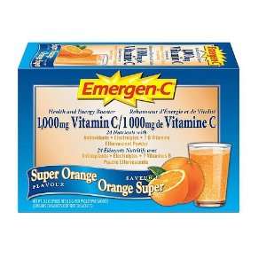  EMERGEN C 1,000mg Vitamin C  Super Orange Health 