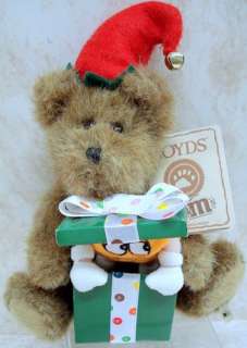 BOYDS BEARS Alfie Orange PLUSH M&M CHRISTMAS 919094  