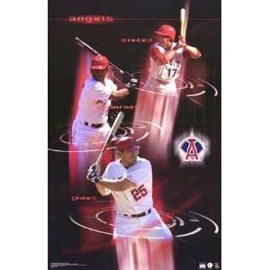  Anaheim Angels   Collage People Poster Print, 23x35