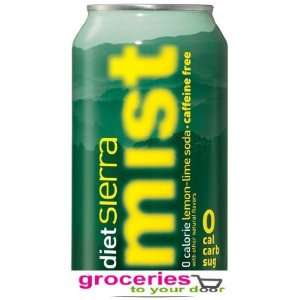 Sierra Mist Soda, Diet, 12 oz Can (Pack Grocery & Gourmet Food
