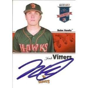  Josh Vitters Signed 2008 Projections Card Chicago Cubs 