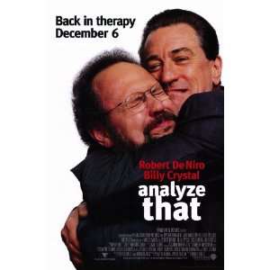 Analyze That Movie Poster (11 x 17 Inches   28cm x 44cm) (2002) Style 