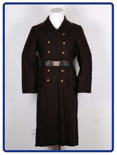 WW2 German Afrika Corps M40 Dark Brown Greatcoat XL  