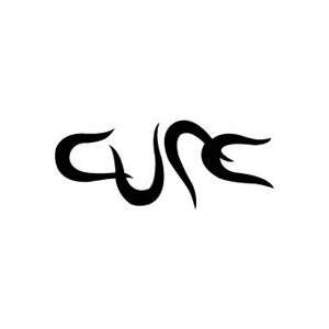  THE CURE BAND WHITE LOGO VINYL DECAL STICKER Everything 