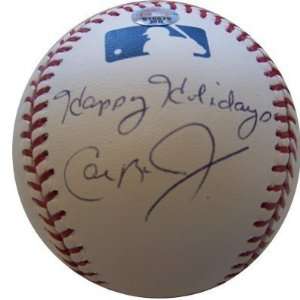   Happy Holidays Inscription   Autographed Baseballs