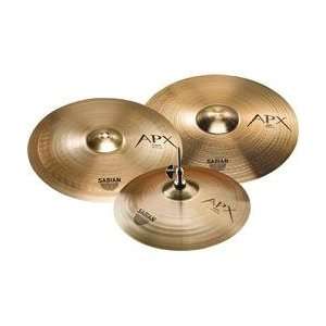 Sabian Apx Performance Cymbal Pack With 20 Ride, 16 Crash, 14 Hats
