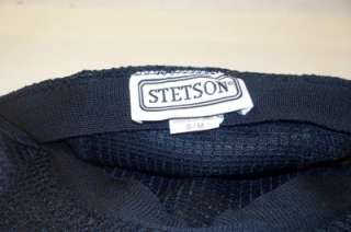 WH Stetson oxford Waffle Knit Blend Cap S/M  