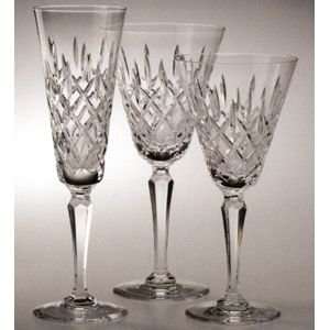  Faberge DAcry Collection High Ball Glasses Clear Crystal 