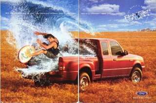 Ford Ranger Pickup Splash 2 pg 1995 Print Ad  