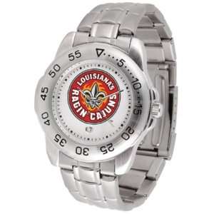 Louisiana (Lafayette) Ragin Cajuns Sport Steel Band Mens Watch