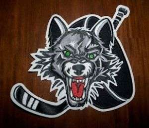 Chicago Wolves NHL AHL IHL Hockey Jersey Patch Crest  