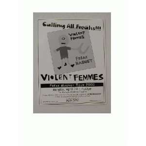 Violent Femmes Handbill Poster Minneapolis