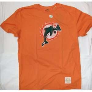   Throwback Retro Logo Vintage Orange T Shirt