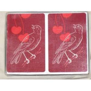  Vintage Gladstone Canasta  Bird Pattern  Playing Cards 