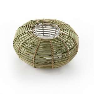  Round Green Color Mood Candle Holder   Handcrafted With 