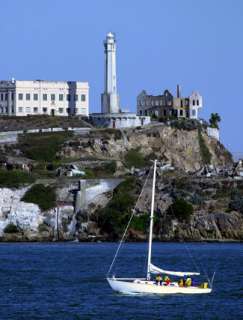 LEFTON Famous ALCATRAZ Lighthouse Model 4 1/2 tall High Quality 