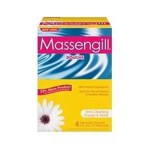  Massengill Douche Vinegar & Water Extra Cleasing 4x6oz 