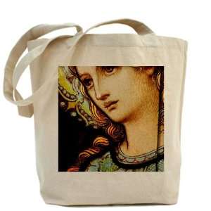  Tote Bag Mother Mary Stained Glass 