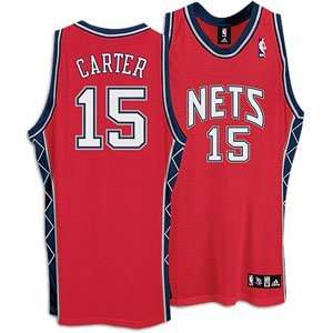  Vince Carter Nets Red NBA Authentic Jersey   Mens ( sz 